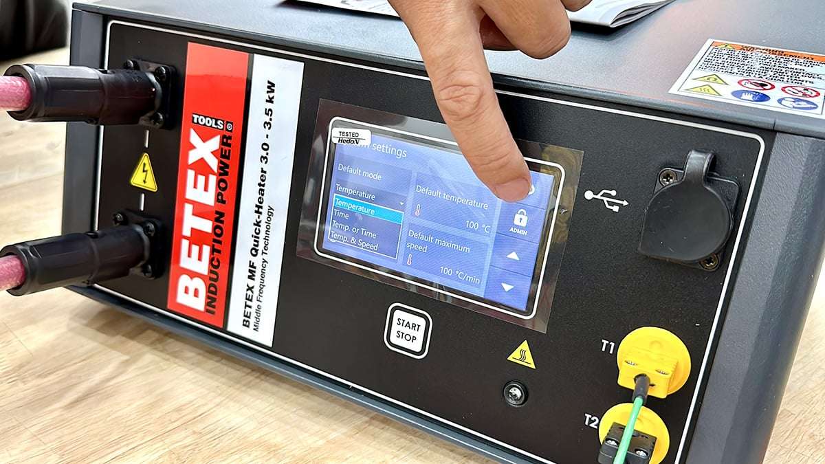 Máy gia nhiệt bị lỗi cảm biến